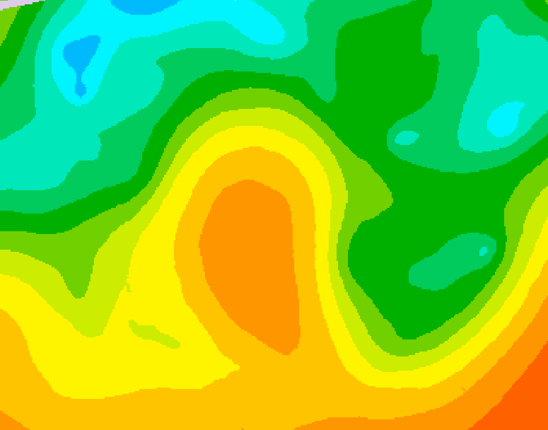 GDPS 500 millibar geopotential height 144 hour forecast chart for Canada based on 2026/05/25 1200Z data