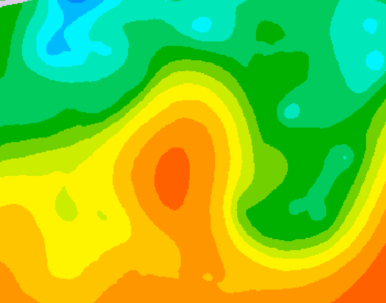 GDPS 500 millibar geopotential height 156 hour forecast chart for Canada based on 2026/05/25 1200Z data