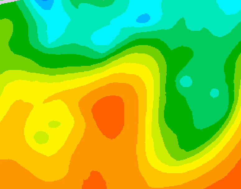 GDPS 500 millibar geopotential height 174 hour forecast chart for Canada based on 2026/05/25 1200Z data