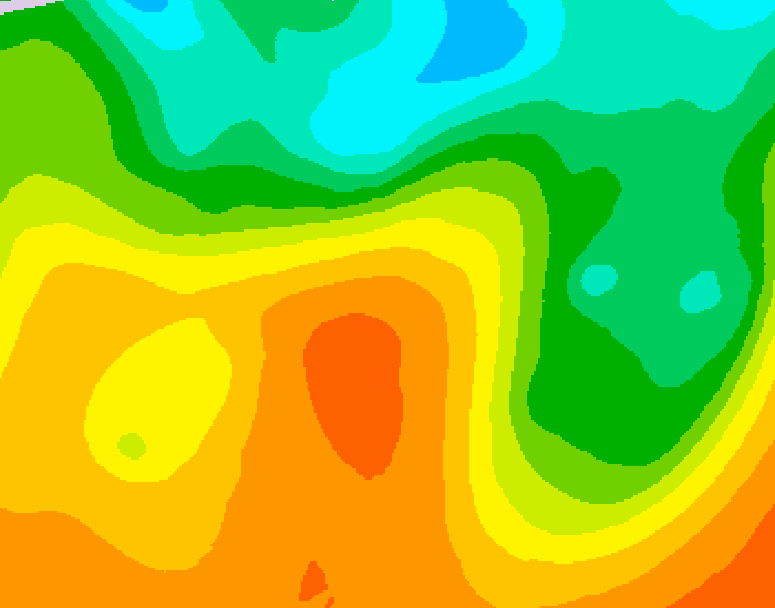 GDPS 500 millibar geopotential height 180 hour forecast chart for Canada based on 2026/05/25 1200Z data