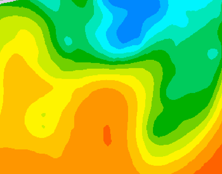 GDPS 500 millibar geopotential height 192 hour forecast chart for Canada based on 2026/05/25 1200Z data