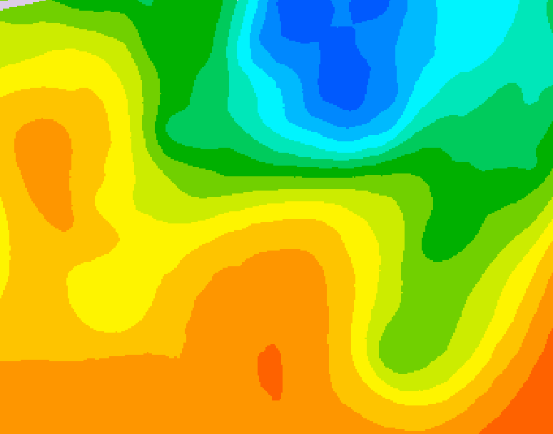 GDPS 500 millibar geopotential height 204 hour forecast chart for Canada based on 2026/05/25 1200Z data
