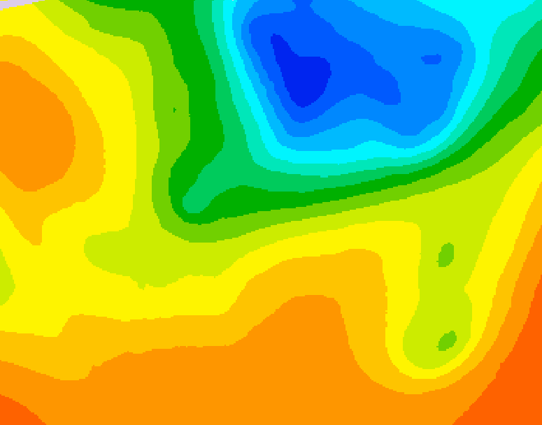 GDPS 500 millibar geopotential height 228 hour forecast chart for Canada based on 2026/05/25 1200Z data