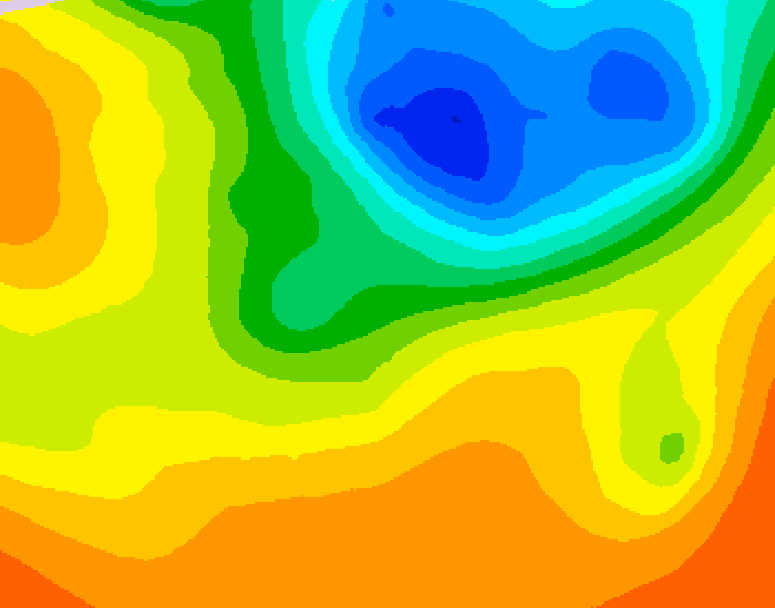 GDPS 500 millibar geopotential height 240 hour forecast chart for Canada based on 2026/05/25 1200Z data