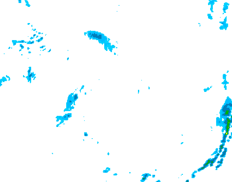 GDPS precipitation 162 hour forecast chart for Canada based on 2026/05/25 1200Z data