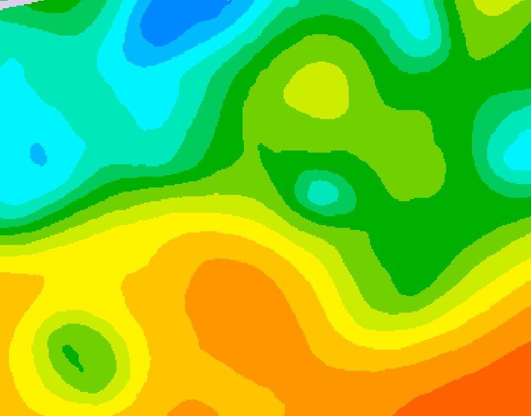 GDPS 500 millibar geopotential height 060 hour forecast chart for Canada based on 2026/05/26 0000Z data