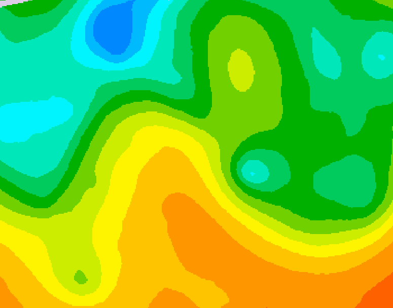 GDPS 500 millibar geopotential height 090 hour forecast chart for Canada based on 2026/05/26 0000Z data