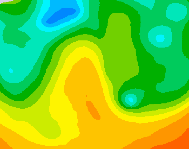 GDPS 500 millibar geopotential height 108 hour forecast chart for Canada based on 2026/05/26 0000Z data