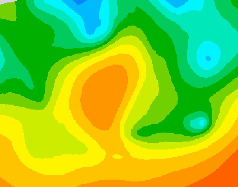 GDPS 500 millibar geopotential height 138 hour forecast chart for Canada based on 2026/05/26 0000Z data