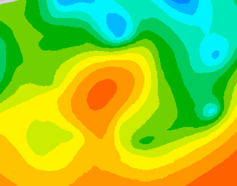 GDPS 500 millibar geopotential height 150 hour forecast chart for Canada based on 2026/05/26 0000Z data