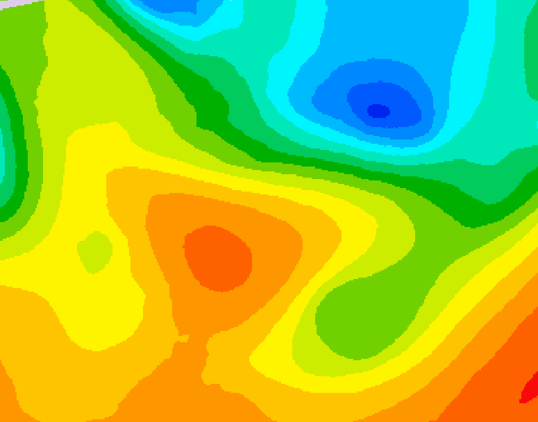 GDPS 500 millibar geopotential height 180 hour forecast chart for Canada based on 2026/05/26 0000Z data