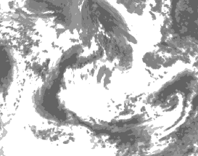 GDPS total cloud 144 hour forecast chart for Canada based on 2026/05/26 0000Z data