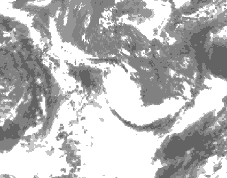 GDPS total cloud 228 hour forecast chart for Canada based on 2026/05/26 0000Z data