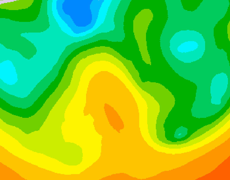 GDPS 500 millibar geopotential height 060 hour forecast chart for Canada based on 2026/05/28 0000Z data