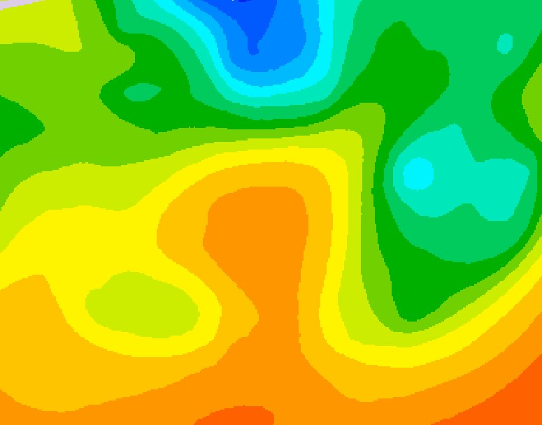 GDPS 500 millibar geopotential height 108 hour forecast chart for Canada based on 2026/05/28 0000Z data