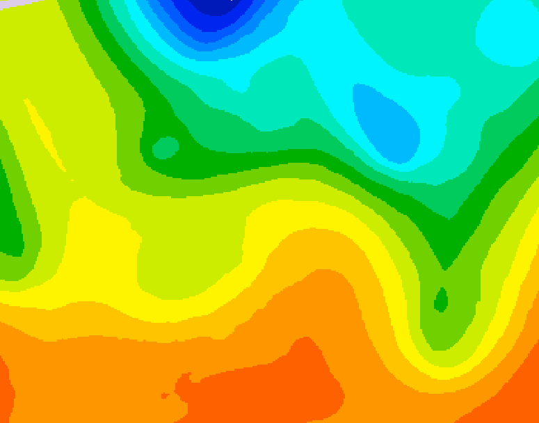 GDPS 500 millibar geopotential height 144 hour forecast chart for Canada based on 2026/05/28 0000Z data