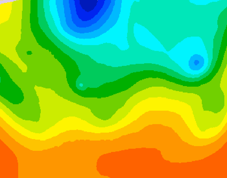 GDPS 500 millibar geopotential height 168 hour forecast chart for Canada based on 2026/05/28 0000Z data
