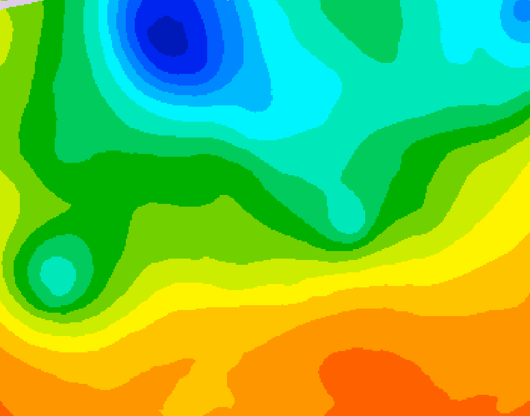 GDPS 500 millibar geopotential height 210 hour forecast chart for Canada based on 2026/05/28 0000Z data