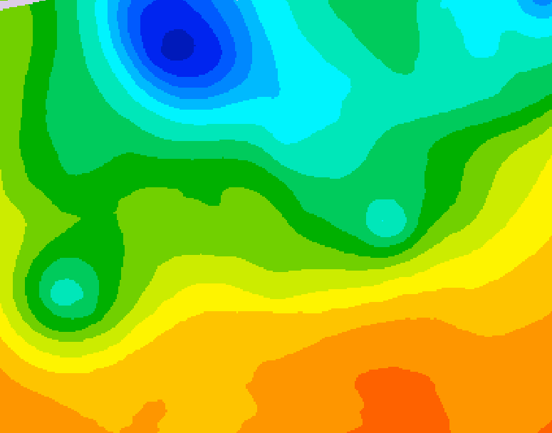 GDPS 500 millibar geopotential height 216 hour forecast chart for Canada based on 2026/05/28 0000Z data