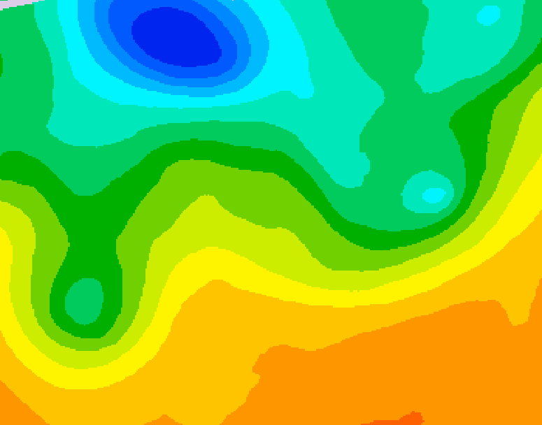 GDPS 500 millibar geopotential height 234 hour forecast chart for Canada based on 2026/05/28 0000Z data