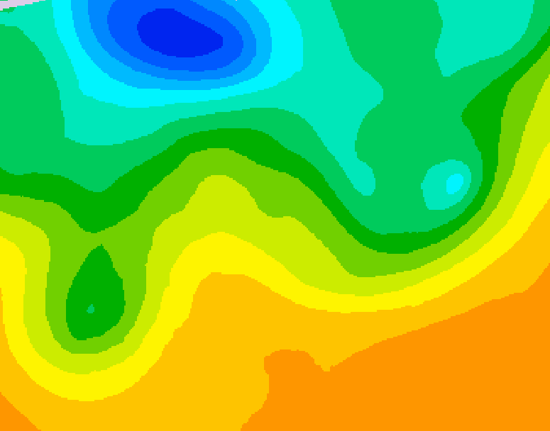 GDPS 500 millibar geopotential height 240 hour forecast chart for Canada based on 2026/05/28 0000Z data