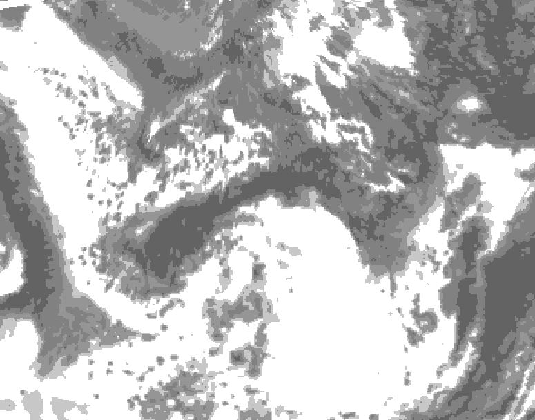 GDPS total cloud 144 hour forecast chart for Canada based on 2026/05/28 0000Z data
