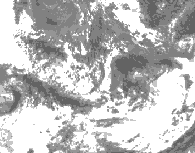 GDPS total cloud 192 hour forecast chart for Canada based on 2026/05/28 0000Z data