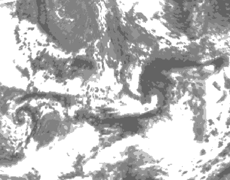 GDPS total cloud 210 hour forecast chart for Canada based on 2026/05/28 0000Z data