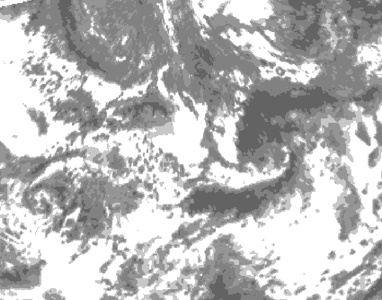 GDPS total cloud 216 hour forecast chart for Canada based on 2026/05/28 0000Z data