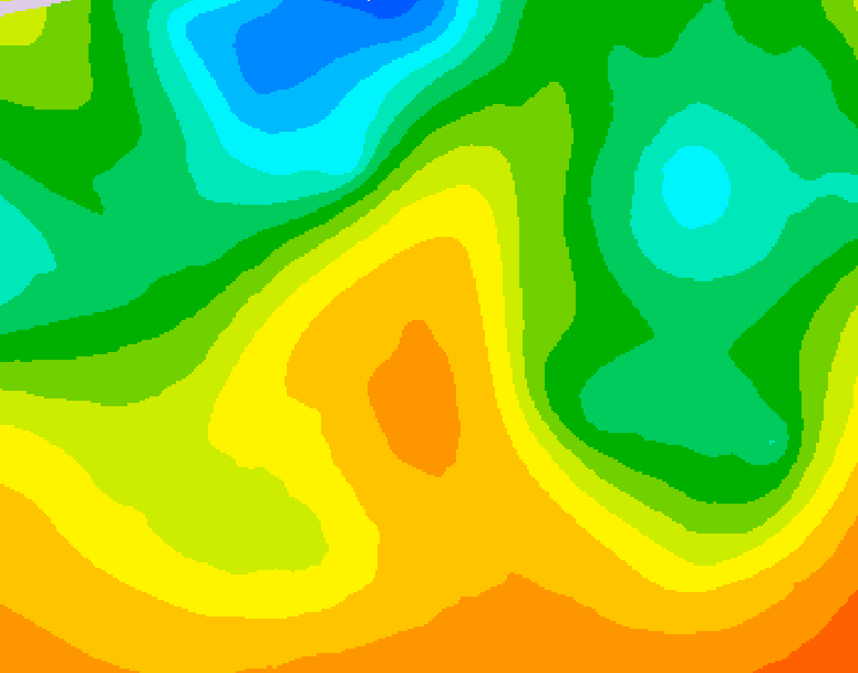 GDPS 500 millibar geopotential height 060 hour forecast chart for Canada based on 2026/05/29 0000Z data