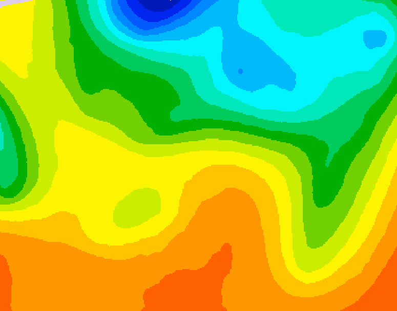 GDPS 500 millibar geopotential height 120 hour forecast chart for Canada based on 2026/05/29 0000Z data