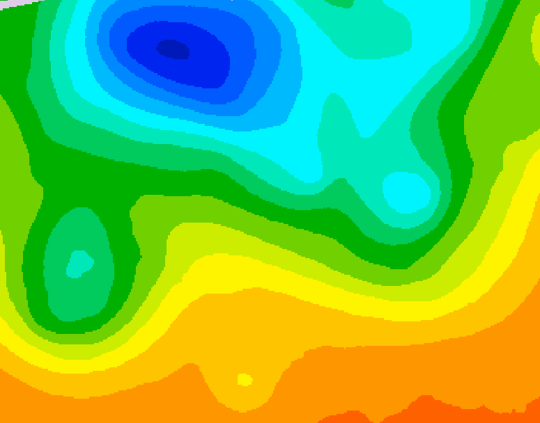 GDPS 500 millibar geopotential height 210 hour forecast chart for Canada based on 2026/05/29 0000Z data