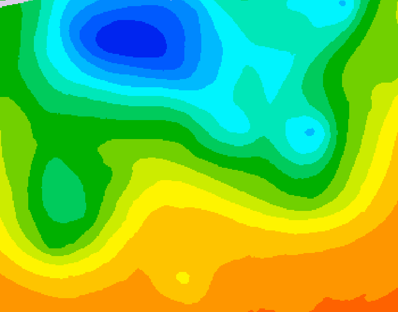 GDPS 500 millibar geopotential height 216 hour forecast chart for Canada based on 2026/05/29 0000Z data