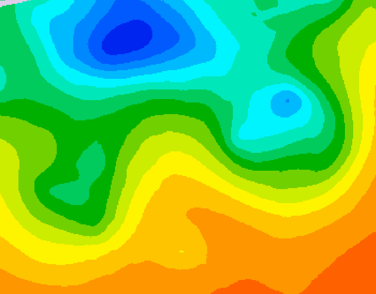 GDPS 500 millibar geopotential height 234 hour forecast chart for Canada based on 2026/05/29 0000Z data