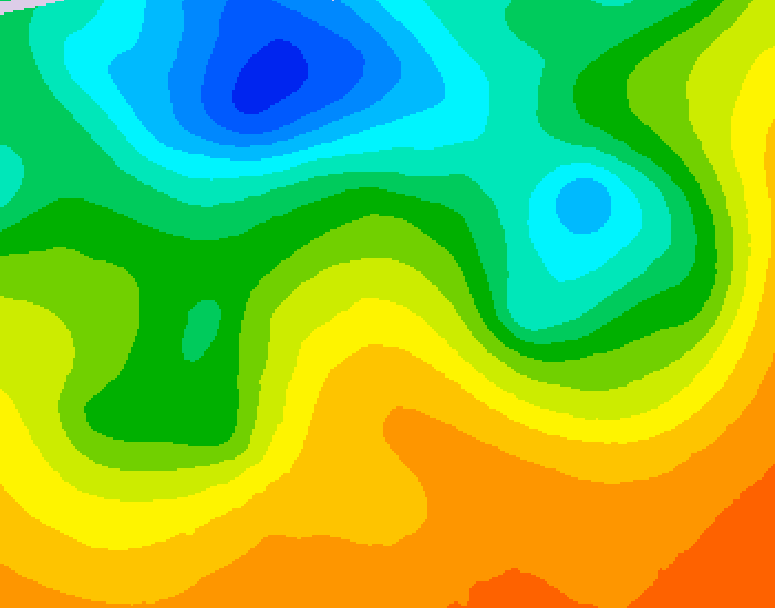 GDPS 500 millibar geopotential height 240 hour forecast chart for Canada based on 2026/05/29 0000Z data