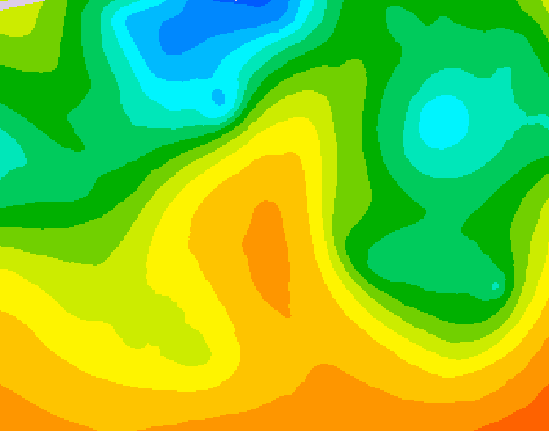 GDPS 500 millibar geopotential height 048 hour forecast chart for Canada based on 2026/05/29 1200Z data