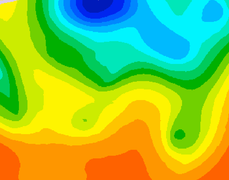 GDPS 500 millibar geopotential height 114 hour forecast chart for Canada based on 2026/05/29 1200Z data