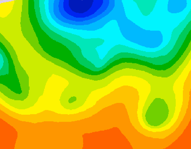 GDPS 500 millibar geopotential height 120 hour forecast chart for Canada based on 2026/05/29 1200Z data