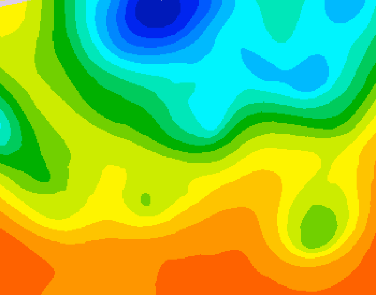 GDPS 500 millibar geopotential height 126 hour forecast chart for Canada based on 2026/05/29 1200Z data