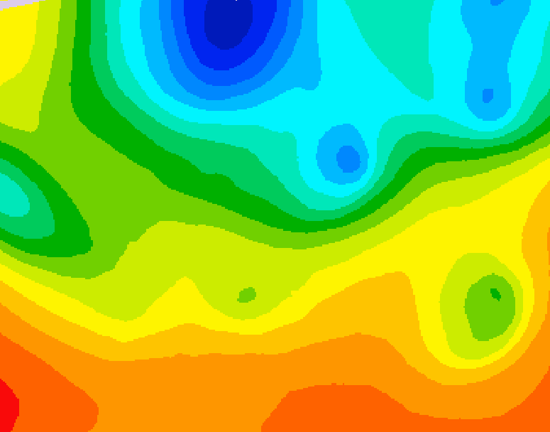 GDPS 500 millibar geopotential height 138 hour forecast chart for Canada based on 2026/05/29 1200Z data