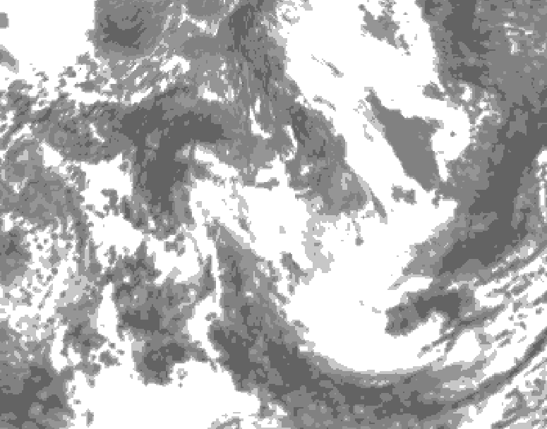 GDPS total cloud 036 hour forecast chart for Canada based on 2026/05/29 0000Z data