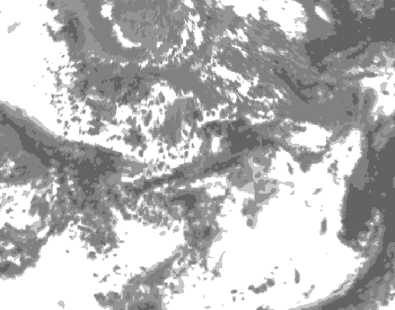 GDPS total cloud 144 hour forecast chart for Canada based on 2026/05/29 0000Z data
