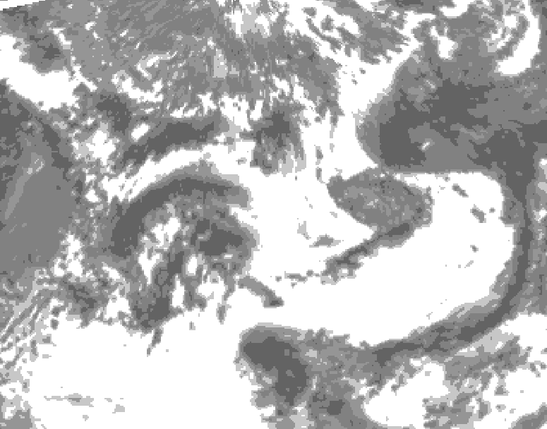 GDPS total cloud 234 hour forecast chart for Canada based on 2026/05/29 0000Z data