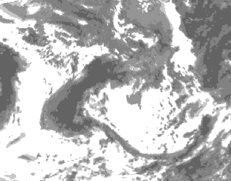 GDPS total cloud 084 hour forecast chart for Canada based on 2026/05/29 1200Z data