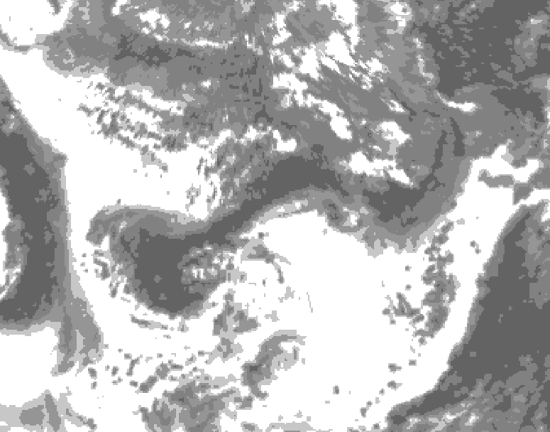 GDPS total cloud 108 hour forecast chart for Canada based on 2026/05/29 1200Z data