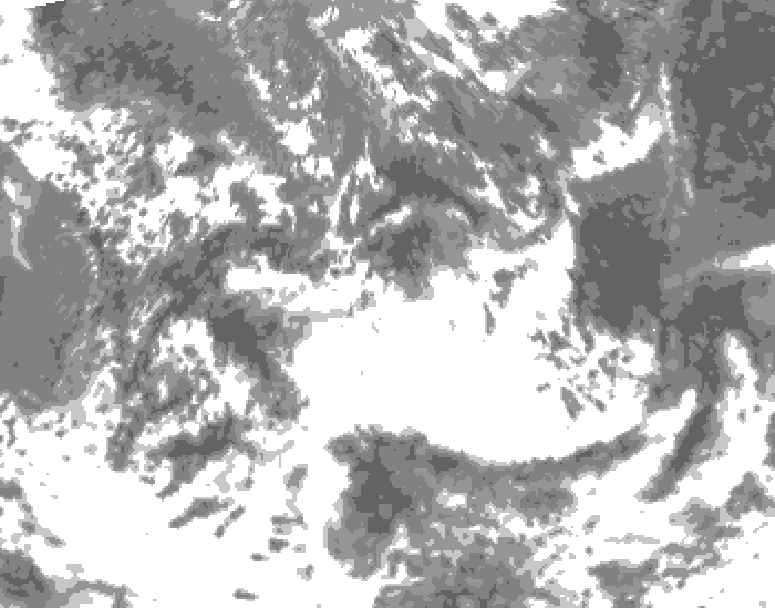 GDPS total cloud 204 hour forecast chart for Canada based on 2026/05/29 1200Z data