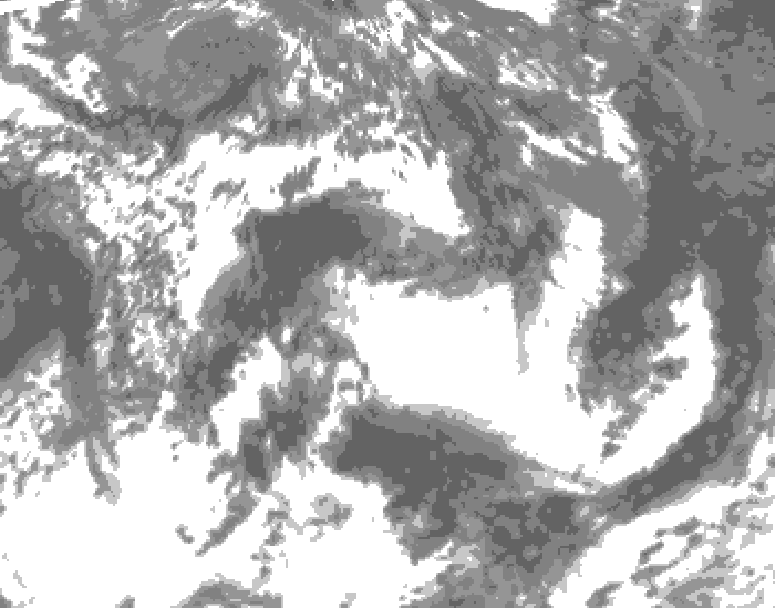 GDPS total cloud 228 hour forecast chart for Canada based on 2026/05/29 1200Z data