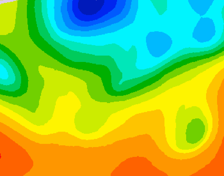 GDPS 500 millibar geopotential height 120 hour forecast chart for Canada based on 2026/05/30 0000Z data