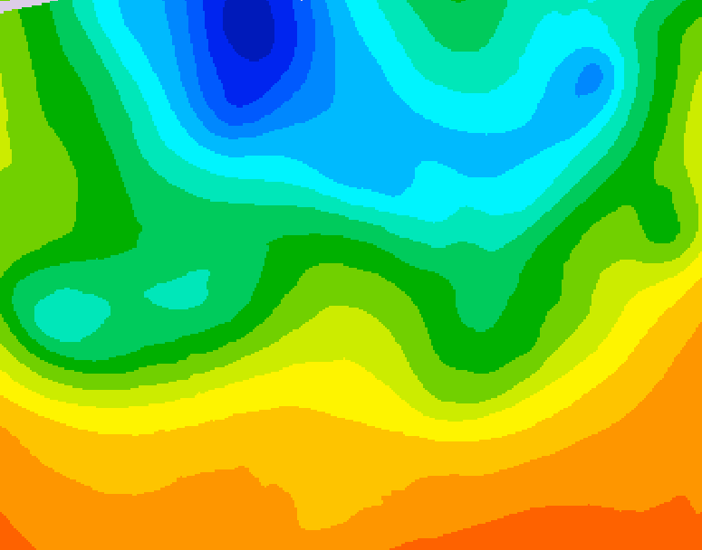 GDPS 500 millibar geopotential height 168 hour forecast chart for Canada based on 2026/05/30 0000Z data