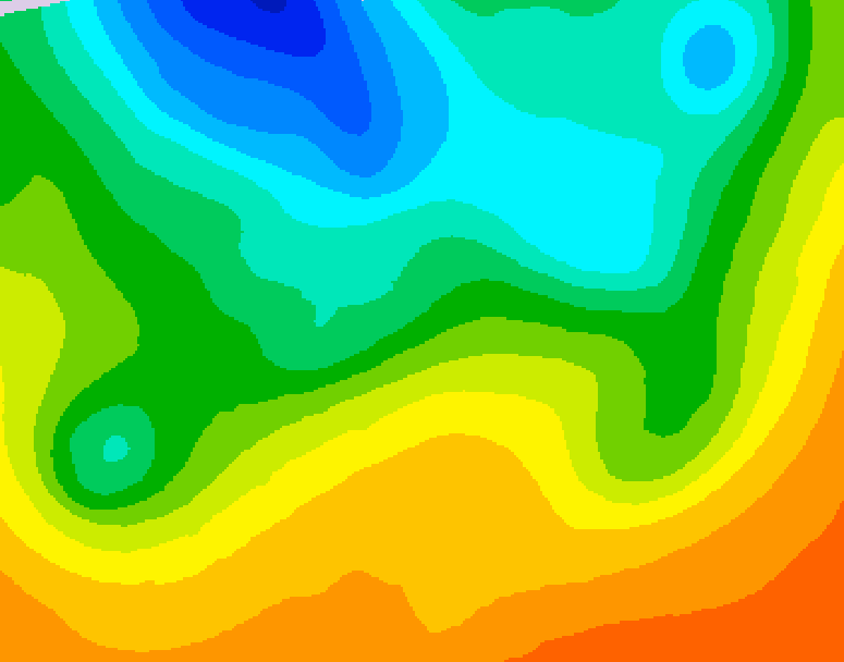GDPS 500 millibar geopotential height 192 hour forecast chart for Canada based on 2026/05/30 0000Z data